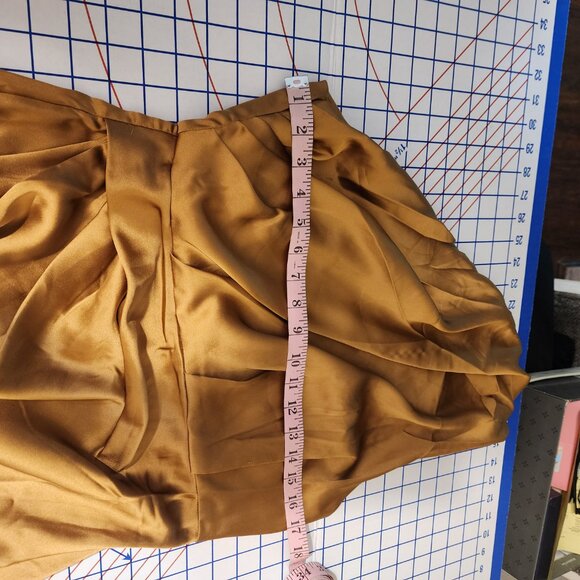 Petal & Pup Nadia One Shoulder Maxi Dress NWOT Brown Size 10 - Picture 5 of 8